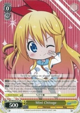 Mini Chitoge (NK/W30-E101 PR) - NISEKOI -False Love-