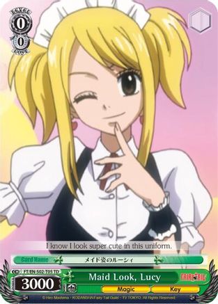 Maid Look, Lucy (FT/EN-S02-T05 TD) - Fairy Tail ver.E