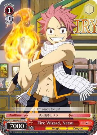 Fire Wizard, Natsu (FT/EN-S02-T15 TD) - Fairy Tail ver.E