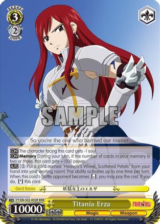 Titania Erza (RRR) (FT/EN-S02-002R RRR) - Fairy Tail ver.E