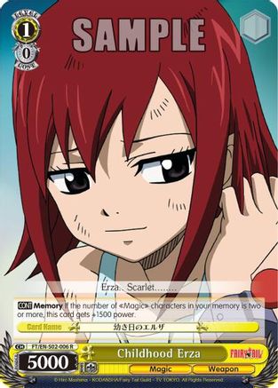 Childhood Erza (FT/EN-S02-006 R) - Fairy Tail ver.E