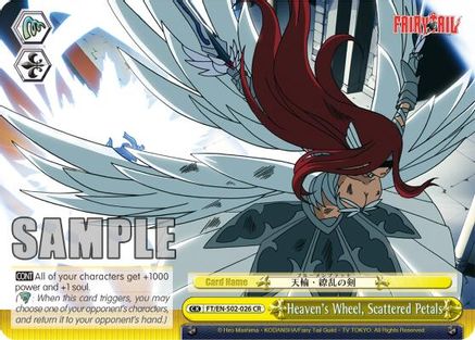 Heaven's Wheel, Scattered Petals (FT/EN-S02-026 CR) - Fairy Tail ver.E