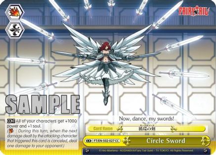 Circle Sword (FT/EN-S02-027 CC) - Fairy Tail ver.E