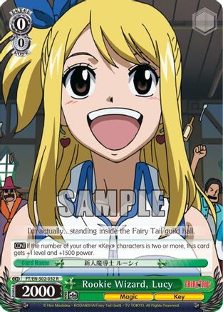 Rookie Wizard, Lucy (FT/EN-S02-032 R) - Fairy Tail ver.E