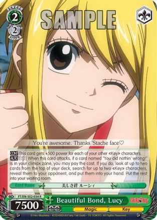 Beautiful Bond, Lucy (FT/EN-S02-034 R) - Fairy Tail ver.E