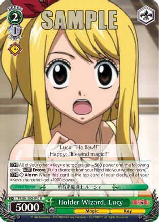 Holder Wizard, Lucy (FT/EN-S02-040 U) - Fairy Tail ver.E