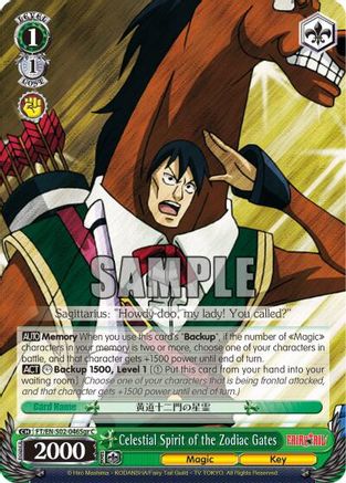 Celestial Spirit of the Zodiac Gates (Sagittarius) (FT/EN-S02-046Sgr C) - Fairy Tail ver.E