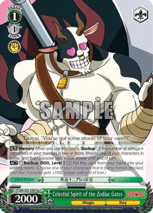 Celestial Spirit of the Zodiac Gates (Taurus) (FT/EN-S02-046Tau C) - Fairy Tail ver.E