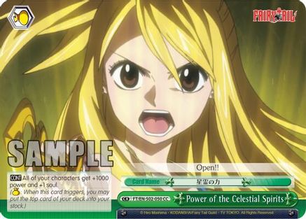 Power of the Celestial Spirits (FT/EN-S02-050 CC) - Fairy Tail ver.E