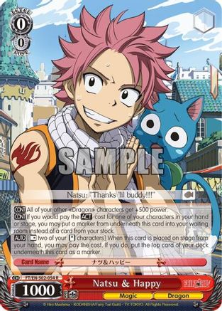 Natsu & Happy (FT/EN-S02-054 R) - Fairy Tail ver.E