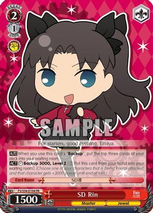 SD Rin (FS/S34-E104 PR) - Fate/stay night [Unlimited Blade Works]