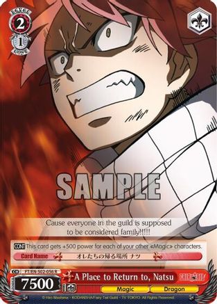 A Place to Return to, Natsu (FT/EN-S02-056 R) - Fairy Tail ver.E