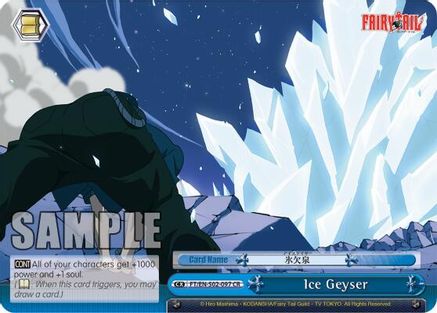 Ice Geyser (FT/EN-S02-097 CR) - Fairy Tail ver.E