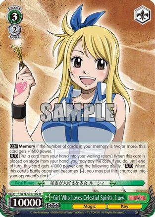Girl Who Loves Celestial Spirits, Lucy (FT/EN-S02-102 R) - Fairy Tail ver.E