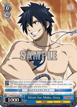 Silent Ice Make, Gray (FT/EN-S02-105 R) - Fairy Tail ver.E