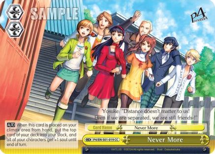 Never More (P4/EN-S01-019 CC) - Persona 4 ver.E