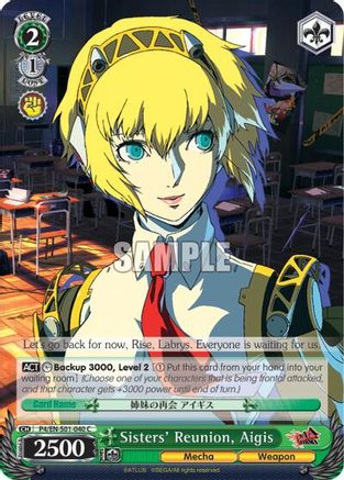 Sisters' Reunion, Aigis (P4/EN-S01-040 C) - Persona 4 ver.E