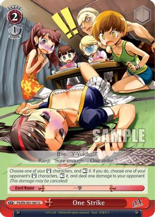 One Strike (P4/EN-S01-067 U) - Persona 4 ver.E