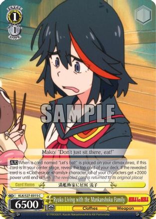 Ryuko Living with the Mankanshoku Family (KLK/S27-E015 C) - KILL la KILL