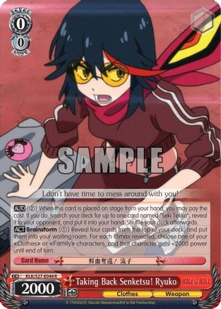 Taking Back Senketsu! Ryuko (KLK/S27-E044 R) - KILL la KILL