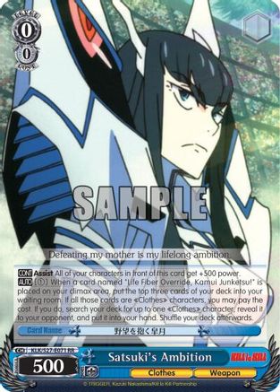 Satsuki's Ambition (KLK/S27-E071 RR) - KILL la KILL