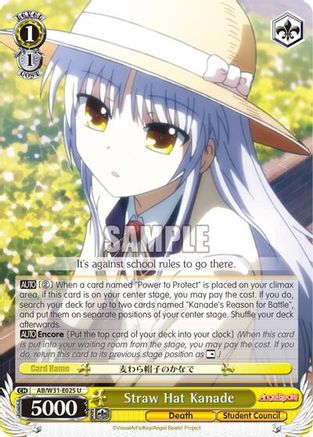Straw Hat Kanade (AB/W31-E025 U) - Angel Beats! Re:Edit