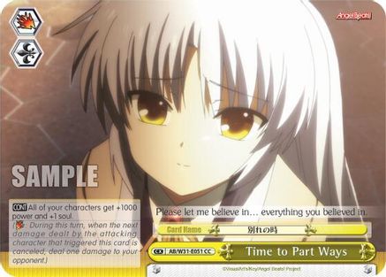 Time to Part Ways (AB/W31-E051 CC) - Angel Beats! Re:Edit
