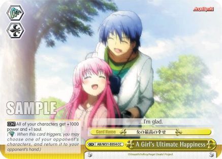 A Girl's Ultimate Happiness (AB/W31-E054 CC) - Angel Beats! Re:Edit