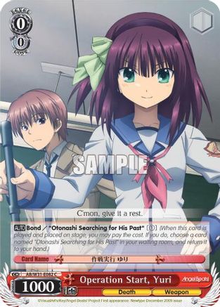 Operation Start, Yuri (AB/W31-E082 C) - Angel Beats! Re:Edit