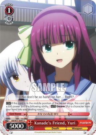 Kanade's Friend, Yuri (AB/W31-E091 C) - Angel Beats! Re:Edit