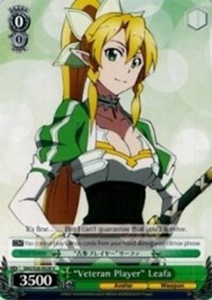 "Veteran Player" Leafa (SAO/S26-E028 U) - Sword Art Online Vol.2