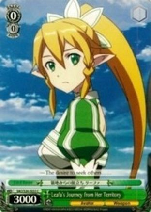 Leafa's Journey from Her Territory (SAO/S26-E033 C) - Sword Art Online Vol.2