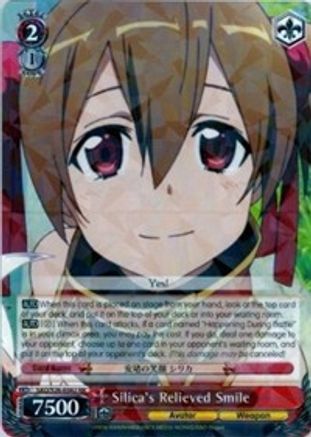 Silica's Relieved Smile (SAO/S26-E042 RR) - Sword Art Online Vol.2