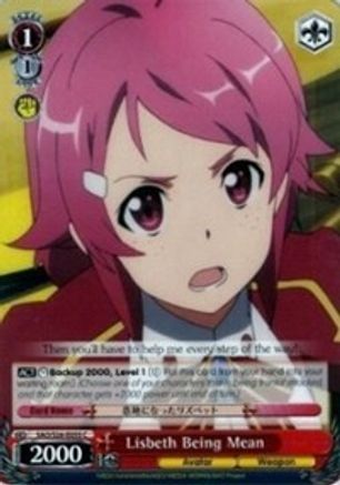 Lisbeth Being Mean (SAO/S26-E055 C) - Sword Art Online Vol.2