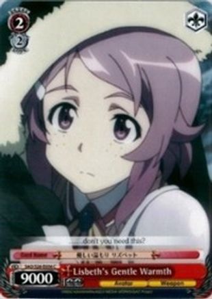 Lisbeth's Gentle Warmth (SAO/S26-E056 C) - Sword Art Online Vol.2