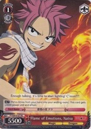 Flame of Emotions, Natsu (FT/S09-E107 PR) - Fairy Tail ver.E