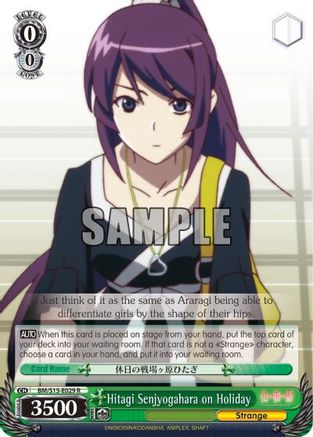 Hitagi Senjyogahara on Holiday (BM/S15-E029 R) - BAKEMONOGATARI
