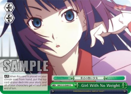 Girl With No Weight (BM/S15-E049 CC) - BAKEMONOGATARI