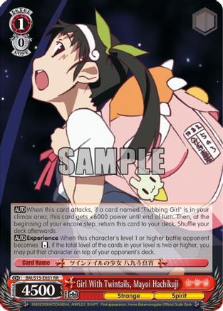 Girl With Twintails, Mayoi Hachikuji (BM/S15-E051 RR) - BAKEMONOGATARI