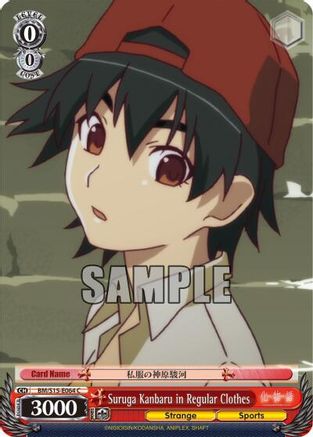 Suruga Kanbaru in Regular Clothes (BM/S15-E064 C) - BAKEMONOGATARI