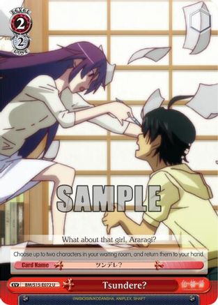 Tsundere? (BM/S15-E072 U) - BAKEMONOGATARI