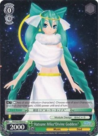 Hatsune Miku"Divine Goddess" (PD/S22-E033 U) - Hatsune Miku -Project DIVA- f