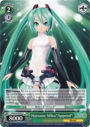 Hatsune Miku"Append" (PD/S22-E038 U) - Hatsune Miku -Project DIVA- f