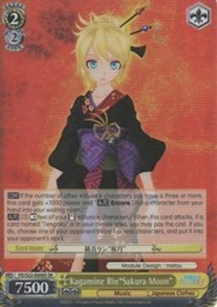 Kagamine Rin"Sakura Moon" (SR) (PD/S22-E006S SR) - Hatsune Miku -Project DIVA- f