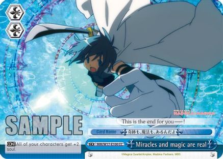 Miracles and magic are real (MM/W17-E100 CC) - Puella Magi Madoka Magica