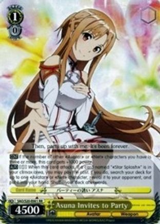 Asuna Invites to Party (SAO/S20-E001 RR) - Sword Art Online