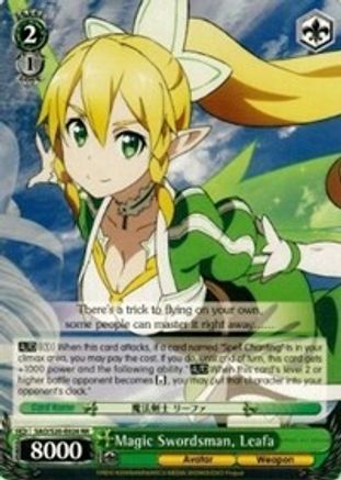 Magic Swordsman, Leafa (SAO/S20-E026 RR) - Sword Art Online