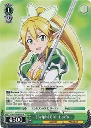 Sylph Girl, Leafa (SAO/S20-E030 R) - Sword Art Online