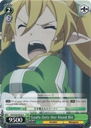 Leafa Gets Her Hand Bit (SAO/S20-E036 U) - Sword Art Online