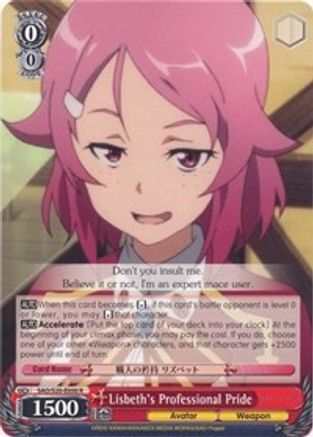 Lisbeth's Professional Pride (SAO/S20-E050 R) - Sword Art Online